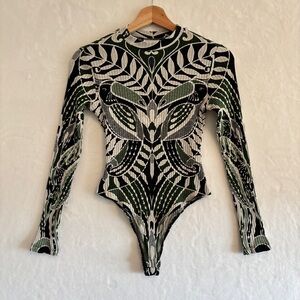 FARM Rio long sleeve bodysuit small